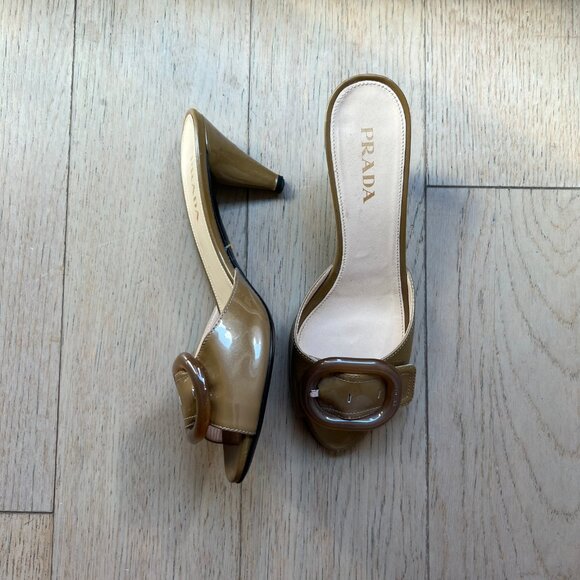 Prada Patent Leather Sandals - Picture 2 of 4